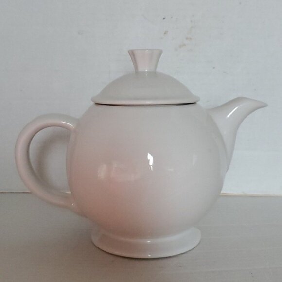Fiestaware Fiesta 44 Oz CERAMIC Covered Teapot Container Pitcher Carafe White - Picture 16 of 16